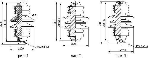 керамический изолятор ПСФ 3,3 кВ